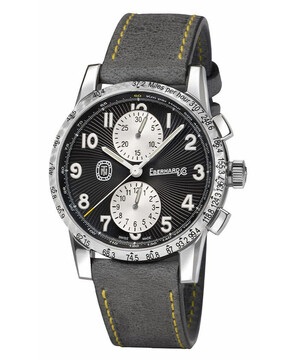 Męski zegarek na pasku skórzanym Eberhard Tazio Nuvolari