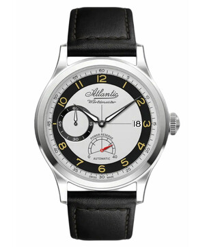 Męski zegarek Atlantic Worldmaster na pasku skórzanym