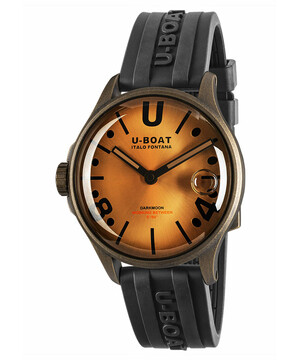 Męski zegarek z brązową kopertą U-BOAT Darkmoon