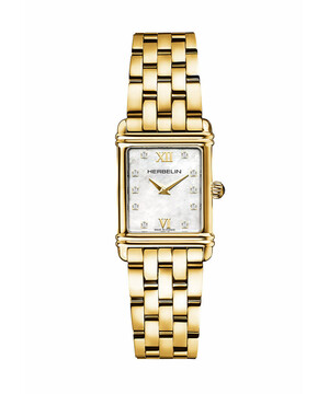 Damski zegarek Herbelin na bransolecie w kolorze złotym