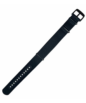 Czarny pasek 21 mm do zegarka Certina w stylu NATO