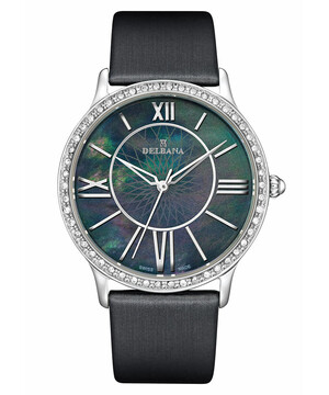 Damski zegarek Delbana z kryształkami Swarovskiego