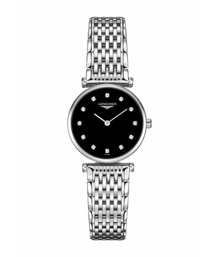 Klasyczny zegarek damski z diamentami Longines La Grande Classique