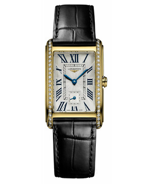 Złoty damski zegarek Longines
