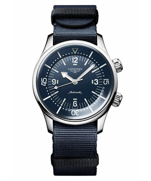 Zegarek nurkowy Longines na pasku materiałowym NATO
