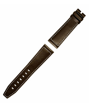 Brązowy pasek do zegarka Longines 21 mm