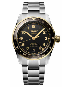 Zegarek Longines ze złotym bezelem