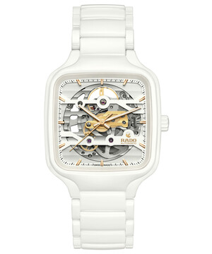 Biały zegarek ceramiczny Rado