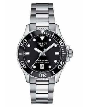 Damski zegarek na bransolecie Tissot Seastar 1000