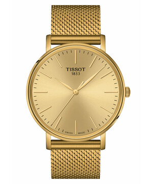 Pozłacany zegarek klasyczny męski Tissot Classic Gent