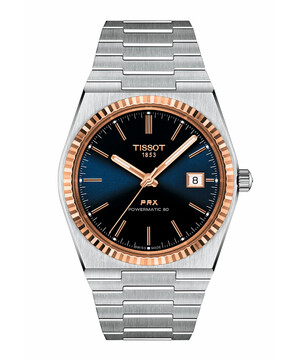 Zegarek Tissot PRX T931.407.41.041.00 z niebieską tarczą