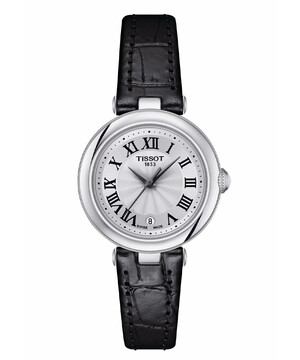 Tissot T126.010.16.013.00 tradycyjny zegarek damski na czarnym pasku