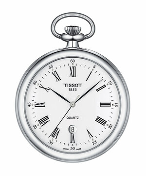 Okrągły zegarek męski kieszonkowy Tissot Lepine