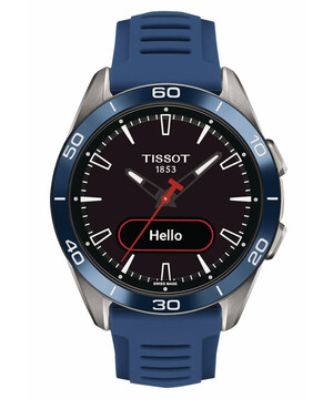 Męski zegarek Tissot na pasku silikonowym