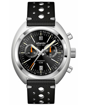 Męski zegarek na skórzanym pasku Atlantic Timeroy CS Chrono