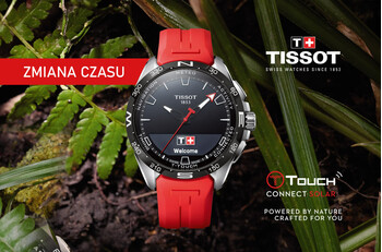 zmiana czasu w zegarku Tissot T-Touch Connect Solar