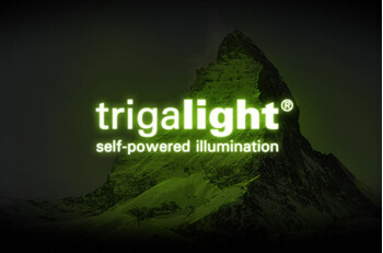 Zegarek Traser podświetlany technologią Trigalight®.