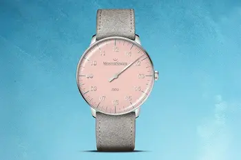 Zegarki jednowskazówkowe MeisterSinger Neo Special w pastelowych kolorach