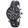 Zegarek sportowy Eberhard Chrono 4 21-42 31073.02 CN CU z czarną tarczą i ceramicznym pierścieniem