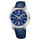 Męski zegarek Festina z chronografem i niebieskim paskiem skórzanym