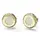 Okrągłe kolczyki sztyfty złote stal chirurgiczna Guess Stylish