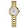 Pozłacany zegarek damski Herbelin Galet na bransolecie