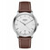 Zegarek męski Davosa z brązowym paskiem i szkłem szafirowym.