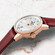 Certina C001.007.36.116.02 DS Podium Lady Automatic zegarek na czerwonym pasku