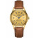 Zegarek Certina w retro stylu w złotej kolorystyce