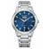 Klasyczny zegarek Citizen AW0100-86LE z niebieską tarczą