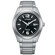Tytanowy zegarek Citizen Super Titanium AW1641-81E z czarną tarczą.