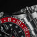 Czerwony ceramiczny pierścień Davosa Ternos Ceramic GMT Automatic 161.590.90