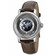 Zegarek męski Epos Emotion Globe 3390.302.20.54.27 z brązowym paskiem.