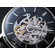 Czarna tarcza w zegarku Epos 3437.135.20.15.25 Originale Retro Skeleton