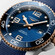 Niebieski cyferblat zegarka Longines HydroConquest