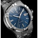 Niebieska zdobiona tarcza w zegarku Maurice Lacroix Aikon Automatic 42 mm AI6008-SS002-430-1