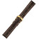Pasek T600042561 w kolorze brązowym do zegarków Tissot Visodate Quartz