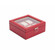 Czerwone pudełko WOLF Palermo 213872 na 6 zegarków