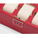 Czerwone pudełko WOLF Palermo 213872 na 6 zegarków zamek
