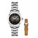 Tissot T-My Lady Quartz T132.010.11.061.00 zegarek damski z dodatkowym paskiem skórzanym.