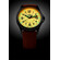 Tarcza zegarka świeci w ciemności kolorem pomarańczowym