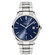 Srebrny zegarek damski z niebieską tarczą Atlantic Sealine Ladies