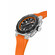 Zegarek nurkowy na pomarańczowym pasku gumowym Alpina