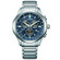 Tytanowy zegarek Citizen AT2530-85L z tarczą w kolorze niebieskim