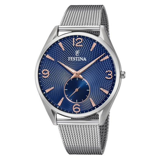 Festina Retro F6869/2 zegarek męski w stylu vintage.