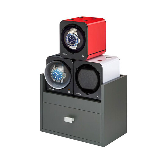 Przykładowa konstrukcja z rotomatami Beco Boxy Fancy Brick