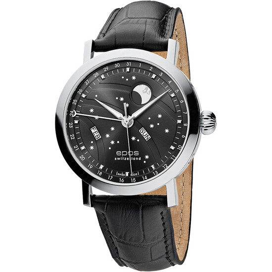 Epos Oeuvre D’Art Big Moon 3440.322.20.14.25 zegarek męski z fazami księżyca