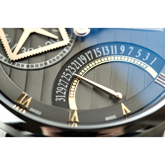 Maurice Lacroix Masterpiece Square Wheel Retrograde datownik