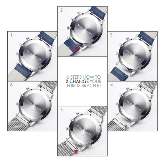 Instrukcja zmiany bransolety bez użycia narzędzi