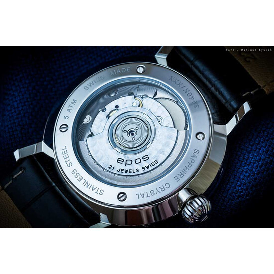 Zegarek męski Epos Oeuvre D’Art Big Moon 3440.322.20.14.25 